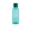 Bouteille En PET Recyclé 500ml ATIK Turquoise De Face Bouteille En PET Recyclé 500ml ATIK Turquoise De Face