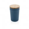 Mug En Plastique Recyclé Et Bambou 300ml BAM Bleu Photo Principale Mug En Plastique Recyclé Et Bambou 300ml BAM Bleu Photo Principale