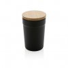 Mug En Plastique Recyclé Et Bambou 300ml BAM Noir Photo Principale Mug En Plastique Recyclé Et Bambou 300ml BAM Noir Photo Principale