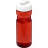 Bouteille Sport En Plastique Issu Des Océans Couvercle à Bascule 650ml ECO BASE Rouge