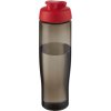 Bouteille Sport En Plastique Issu Des Océans Couvercle à Bascule 700ml ECO TEMPO Charbon Rouge Bouteille Sport En Plastique Issu Des Océans Couvercle à Bascule 700ml ECO TEMPO Charbon Rouge