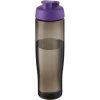 Bouteille Sport En Plastique Issu Des Océans Couvercle à Bascule 700ml ECO TEMPO Charbon Violet Bouteille Sport En Plastique Issu Des Océans Couvercle à Bascule 700ml ECO TEMPO Charbon Violet