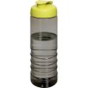 Bouteille Sport En Plastique Issu Des Océans Couvercle à Bascule 750ml ECO TREBLE Charbon Vert Anis Bouteille Sport En Plastique Issu Des Océans Couvercle à Bascule 750ml ECO TREBLE Charbon Vert Anis