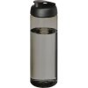 Bouteille Sport En Plastique Issu Des Océans Couvercle à Bascule 850ml ECO VIBE Charbon Noir