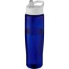 Bouteille Sport En Plastique Issu Des Océans Couvercle Bec Verseur 700ml ECO TEMPO Bleu Blanc