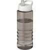 Bouteille Sport En Plastique Issu Des Océans Couvercle Bec Verseur 750ml ECO TREBLE Charbon Balnc