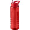 Bouteille Sport En Plastique Issu Des Océans Couvercle Bec Verseur 750ml ECO TREBLE Rouge