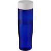Bouteille Sport En Plastique Issu Des Océans Couvercle Plat 700ml ECO TEMPO Bleu Blanc