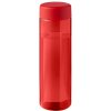 Bouteille Sport En Plastique Issu Des Océans Couvercle Plat 850ml ECO VIBE Rouge