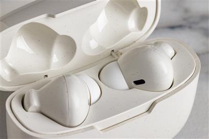 Écouteurs Sans Fil En Plastique Recyclé LIBERTY écouteurs Dans Son Boitier