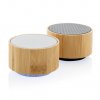 Enceinte Bluetooth Lumineuse En Bambou Certifié 3W ROUND Les Deux Coloris Enceinte Bluetooth Lumineuse En Bambou Certifié 3W ROUND Les Deux Coloris
