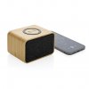 Enceinte Sans Fil En Plastique Recyclé Et Bambou Certifié 5W ANY Avec Téléphone à Côté Enceinte Sans Fil En Plastique Recyclé Et Bambou Certifié 5W ANY Avec Téléphone à Côté