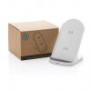Support Sans Fil Double Bobine En Plastique Recyclé 15W BONO Blanc Avec Boîte Support Sans Fil Double Bobine En Plastique Recyclé 15W BONO Blanc Avec Boîte