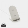 Support Sans Fil Double Bobine En Plastique Recyclé 15W BONO Blanc Co2 Support Sans Fil Double Bobine En Plastique Recyclé 15W BONO Blanc Co2