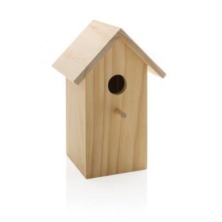 Maison pour oiseaux publicitaire en bois certifié - HOMA