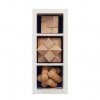 Set 3 Casse Tête Chinois En Bois Certifié WOODGAME Rangé