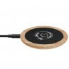 Chargeur Rapide à Induction En Bois De Chêne Français 10W W24 Côté Chargeur Rapide à Induction En Bois De Chêne Français 10W W24 Côté