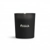 Bougie Cire Végétale Dans Verre De Couleur 200g FRENCH Noir Avec Gravure Bougie Cire Végétale Dans Verre De Couleur 200g FRENCH Noir Avec Gravure