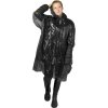 Poncho De Pluie Jetable En Plastique Recyclé MAYAN Noir Porté Poncho De Pluie Jetable En Plastique Recyclé MAYAN Noir Porté