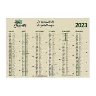 Agenda 2023 A5 en papier et cuir recyclé, 100% français et écologique
