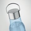 Bouteille En PET Recyclé Et Inox 600ml VERNAL Bouchon Bleu Bouteille En PET Recyclé Et Inox 600ml VERNAL Bouchon Bleu