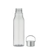 Bouteille En PET Recyclé Et Inox 600ml VERNAL Transparent Avec Bouchon Bouteille En PET Recyclé Et Inox 600ml VERNAL Transparent Avec Bouchon