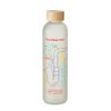 Bouteille En Verre Avec Bouchon En Bambou 650ml LOM Logo Bouteille En Verre Avec Bouchon En Bambou 650ml LOM Logo