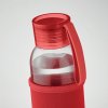 Bouteille En Verre Recyclé Avec Housse Néoprène 500ml Rouge Bouchon Bouteille En Verre Recyclé Avec Housse Néoprène 500ml Rouge Bouchon