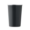 Gobelet Réutilisable En Inox Recyclé 300ml FJARD Noir à Plat Gobelet Réutilisable En Inox Recyclé 300ml FJARD Noir à Plat