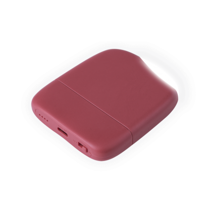 Batterie Externe Avec Lumière Tactile En Plastique Recyclé 5000mAh ICE P Rouge