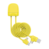 Câble De Charge, CarPlay, DataTransfer En Plastique Recyclé ICE C Jaune