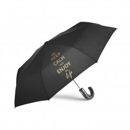 Parapluie Pliable Sur Mesure En Polyester Ou PET Recyclé Ø96cm RAINMAN07 Marquage 1 Couleur