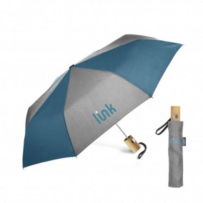 Parapluie Pliable Sur Mesure En Polyester Ou PET Recyclé Ø96cm RAINMAN08 2 Couleurs