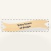 Sticker Sur Mesure En Bois D'érable WOODSTICK A Votre Forme