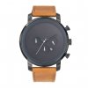 Montre Homme Multifonctions CASTAN Noir Camel