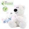Peluche Ours Blanc En PET Recyclé 24cm