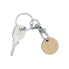 Porte Clés Avec Jeton En Bambou JETBAMB Avec Clé