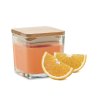 Bougie Parfumée En Verre Et Bambou PILA Orange Fruit