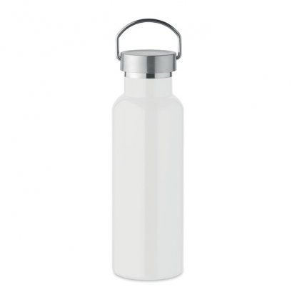Bouteille Isotherme En Inox Recyclé 500ml FLORENCE Blanc