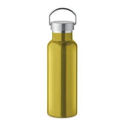 Bouteille Isotherme En Inox Recyclé 500ml FLORENCE Jaune