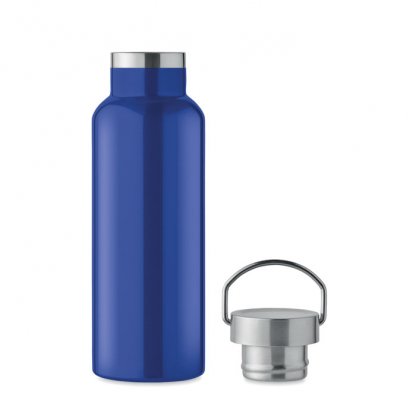 Bouteille Isotherme En Inox Recyclé 500ml FLORENCE Marine Bouchon