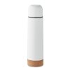 Bouteille Isotherme En Inox Recyclé Et Liège 500ml AVENTUR Blanc Bouteille Isotherme En Inox Recyclé Et Liège 500ml AVENTUR Blanc