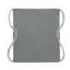 Gym Bag En Coton Recyclé 140g MUJIKA Gris Gym Bag En Coton Recyclé 140g MUJIKA Gris