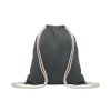 Gym Bag En Coton Recyclé 140g MUJIKA Noir Gym Bag En Coton Recyclé 140g MUJIKA Noir