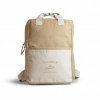 Sac à Dos En Coton Bio 340g NATURBACK Beige Avec Logo