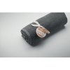 Serviette En Coton Recyclé Et Polyester Recyclé 170x100cm WATER Label Gris Serviette En Coton Recyclé Et Polyester Recyclé 170x100cm WATER Label Gris