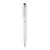 Stylet Stylo 2 En 1 En Aluminium Recyclé FLORINA Blanc