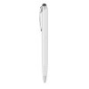 Stylet Stylo 2 En 1 En Aluminium Recyclé FLORINA Blanc Coté