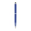 Stylet Stylo 2 En 1 En Aluminium Recyclé FLORINA Bleu Arrière