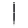 Stylet Stylo 2 En 1 En Aluminium Recyclé FLORINA Noir Arrière
